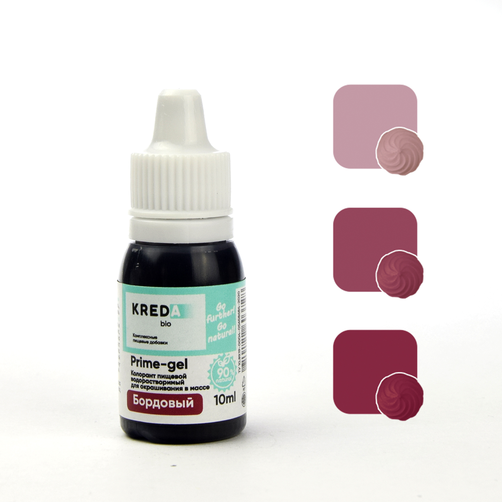 Prime-gel 11 бордовый колорант водораств. (10 мл) KREDA Bio