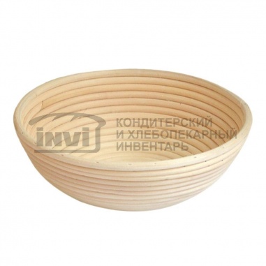 SN4513 Форма круглая из лозы (ротанга) для расстойки теста 180х90 (на 280гр теста)