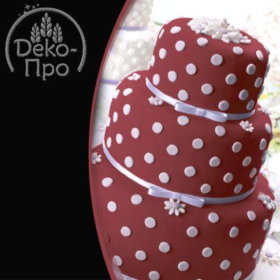 Мастика сахарная ванильная бордовая 1/0,6 кг