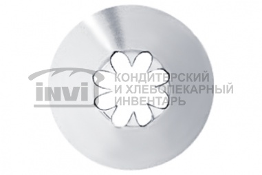 SN7094 Наконечник на кондитерский мешок Цветочек 10*25*40