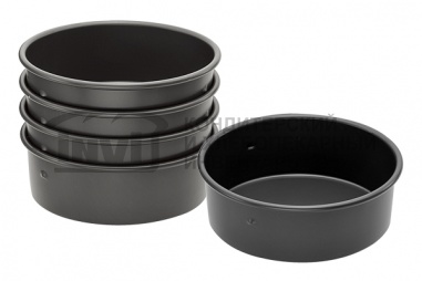 SN5047 Форма для выпечки Deep Round Embossed Cake Pan(hard Anodized) 203*197*75