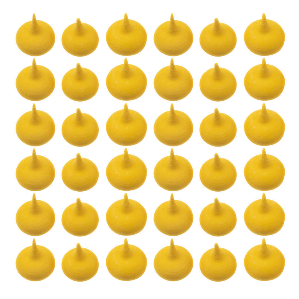 Сах.фигурки Безе(гладкие)средние,100г, яично-желтые