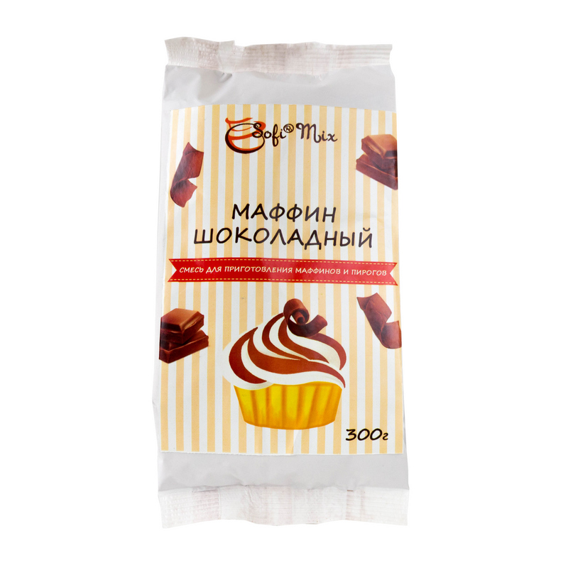 Смесь сухая для производства мучных кондитерских изделий "Маффин шоколадный" 1/0,3