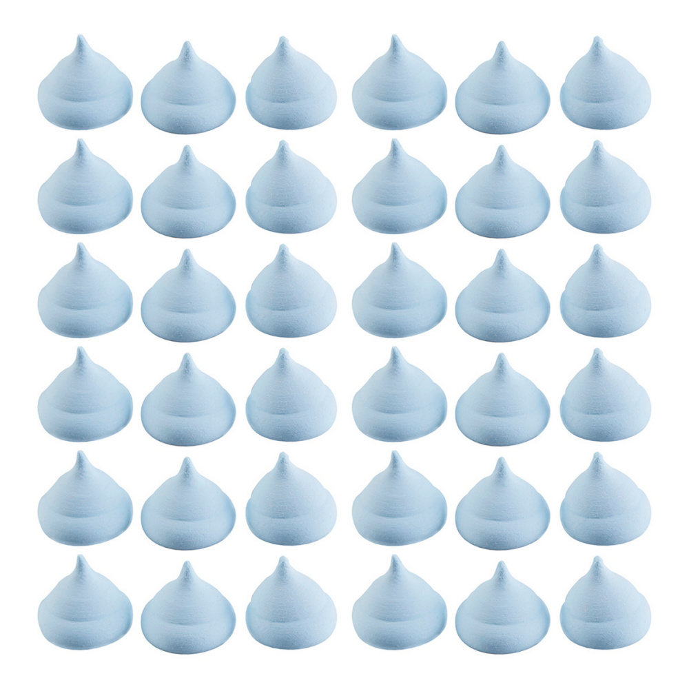 Сах.фигурки Безе(гладкие)малые,100г, голубые