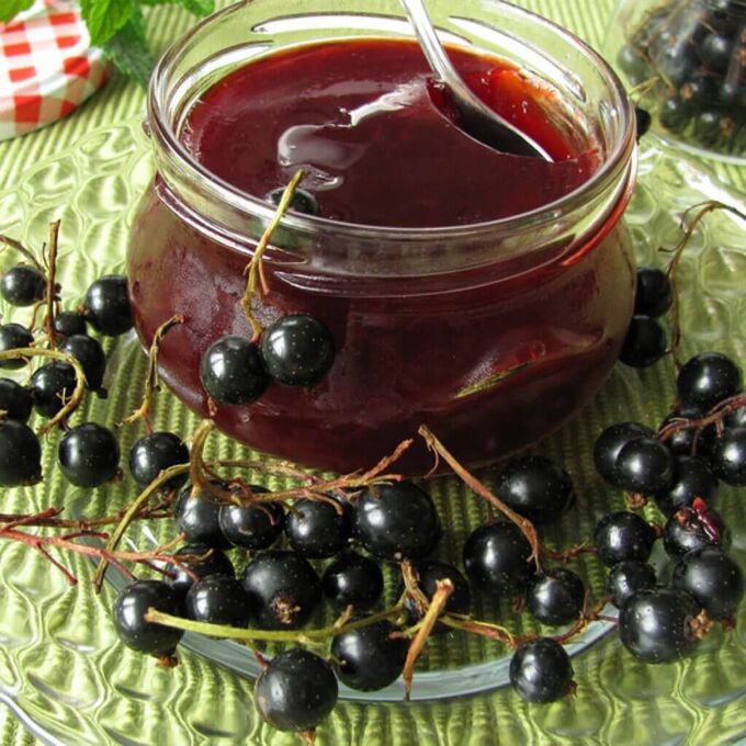 Конфитюр "Черная смородина  с яблоком Т"  1/13