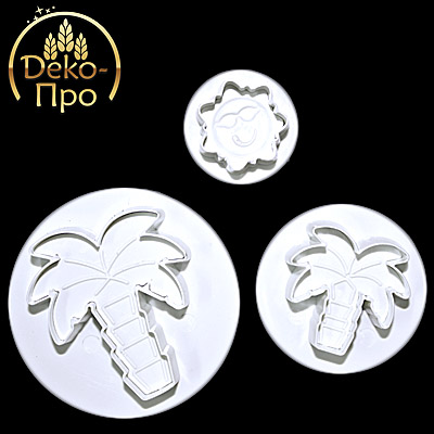 Вырубки с выталкивателем ПАЛЬМА 2 размера, пластик