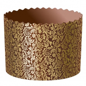 Форма бумажная для кулича pmK9090sFL ФЛОРА