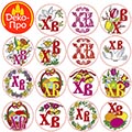 Картинки вафельные Пасха d30мм буквы ХВ, 500шт