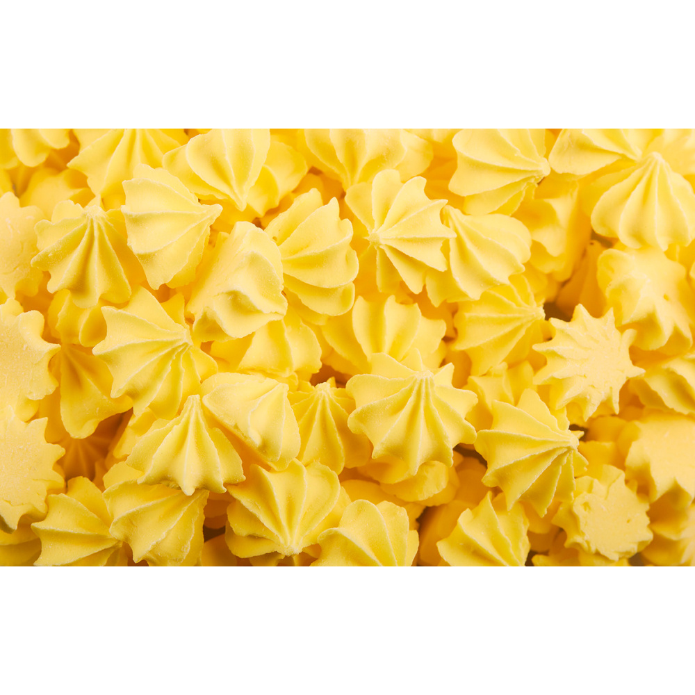 Сахарные фигурки МИНИ-БЕЗЕ желтые, 250г