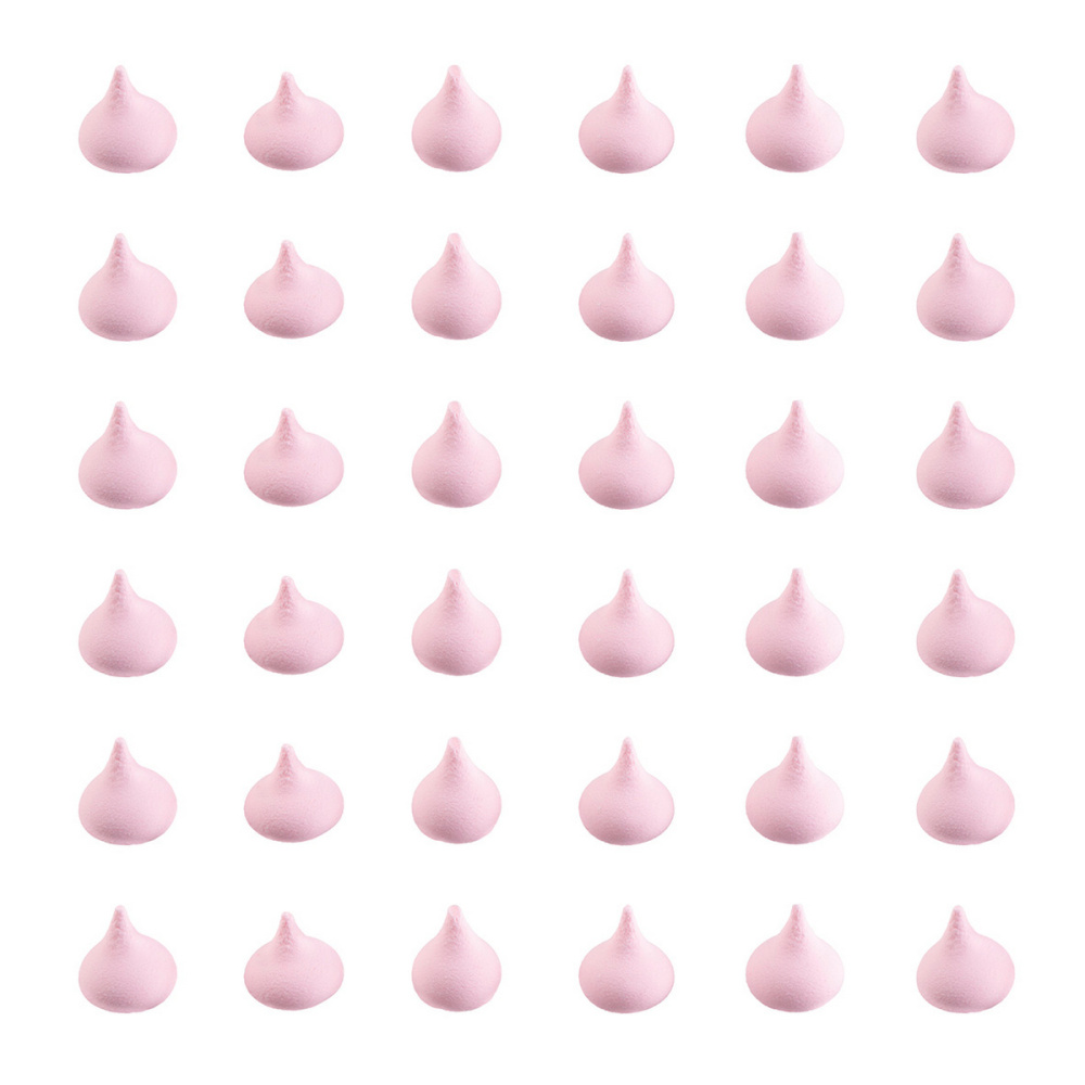 Сах.фигурки Безе(гладкие) малые, 100г, розовые