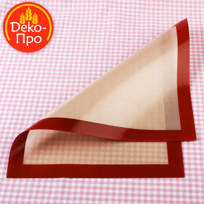 Коврик силиконовый гладкий 40х60см, армированный