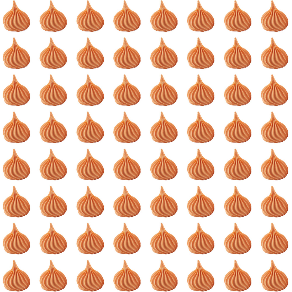 Сах.фигурки Безе(рифл.)малые, 100г, оранжевые
