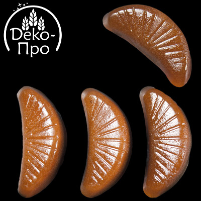 Мармелад со вкусом апельсина 3Д "долька", 400г